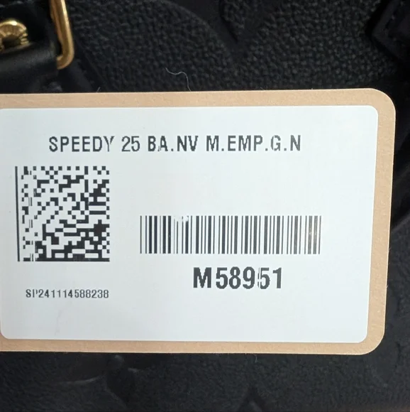 Louis Vuitton Speedy Bandouliere 25 NWT And Receipt Authentic (Perfect Present) - Picture 9 of 11